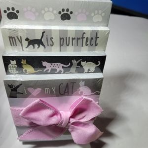 🦊HOST PICK🐺 Bundle of Cats Notepads Stacked Memo Pads
